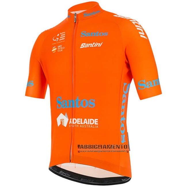 Abbigliamento Tour Down Under Ochre 2019 Manica Corta e Pantaloncino Con Bretelle Arancione - Clicca l'immagine per chiudere